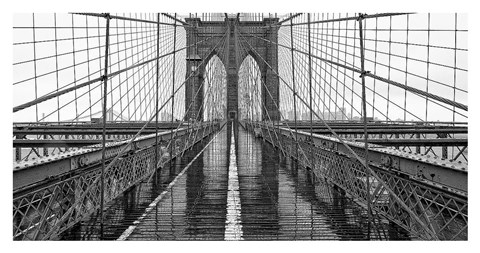 Framed Brooklyn Bridge Print