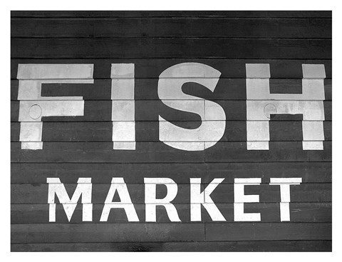 Framed Fish Market Print