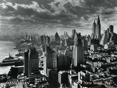 Framed Manhattan, New York, c. 1931 Print