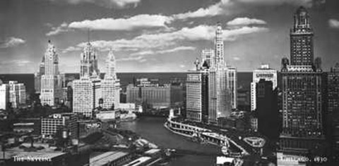 Framed Chicago, c.1930 Print