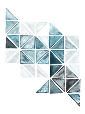 Framed Jayda's Ladder I Print