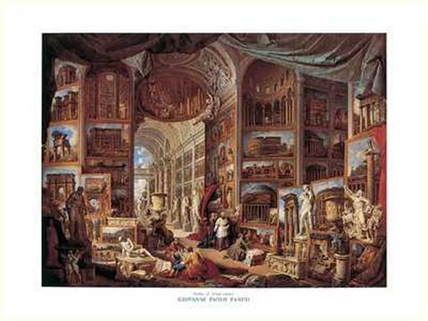 Framed Vedute di Roma Antica Print