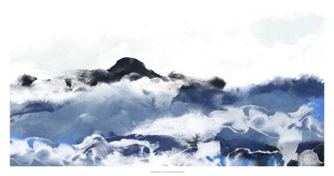 Framed Sea Surface I Print