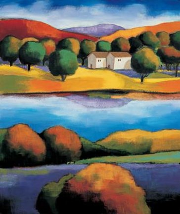 Framed Ojai Morning II Print