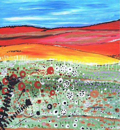 Framed Strawberry Fields Print