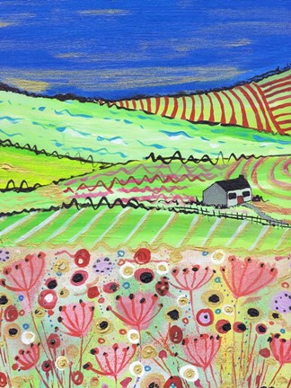 Framed Road To Crathes Print