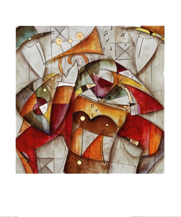 Framed Jam Session I Print