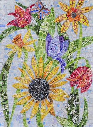 Framed Irish Garden Print