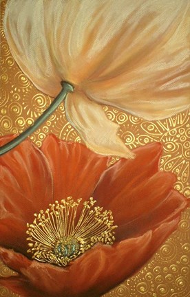 Framed Poppy Duet Print