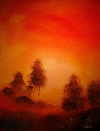 Framed Autumn Landscapes Print