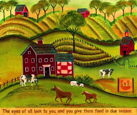 Framed Free Spirit Farmland Lang 2018 Print