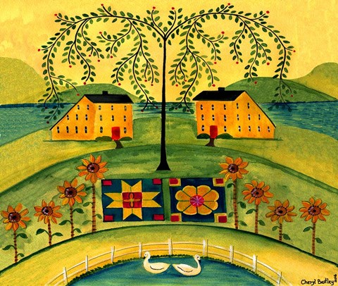 Framed Sow Seeds of Love Print