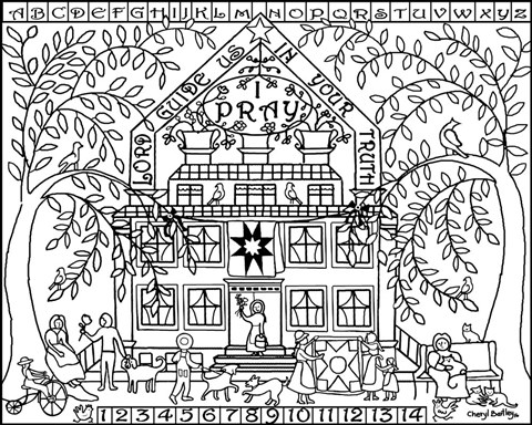 Framed Guide Us Print