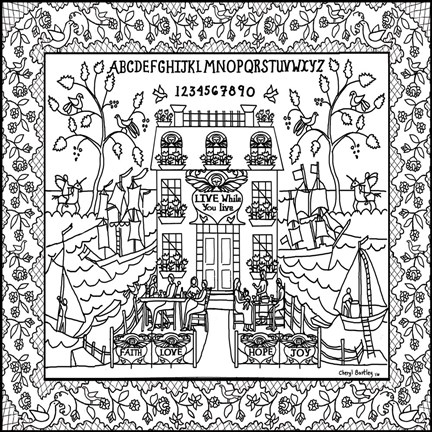 Framed Live While You Live Print