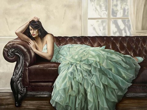 Framed Aquamarine Beauty Print