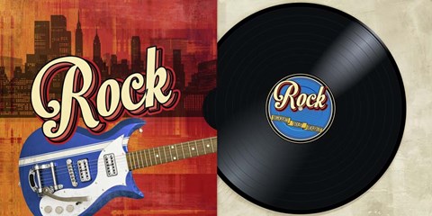 Framed Rock Collection Print