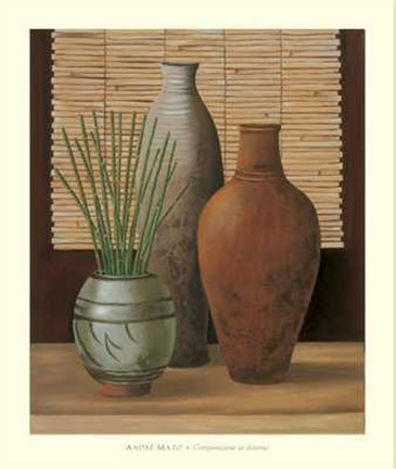 Framed Andre Mazo - Interno I Size 34x40.25 Print