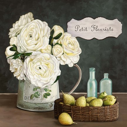 Framed Petit Fleuriste II Print