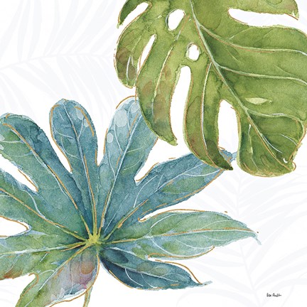 Framed Tropical Blush VII Print