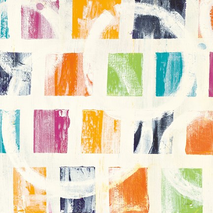 Framed Color Block II Print