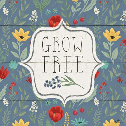 Framed Blooming Thoughts VI Print