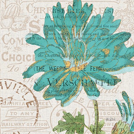 Framed Bookshelf Botanical IV Print