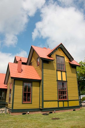 Framed Mississippi, Columbus Childhood home Tennessee Williams Print