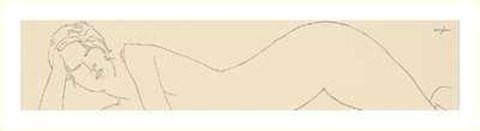 Framed Nudo Sdraiato Print