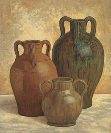 Framed Composizione di Vasi Print