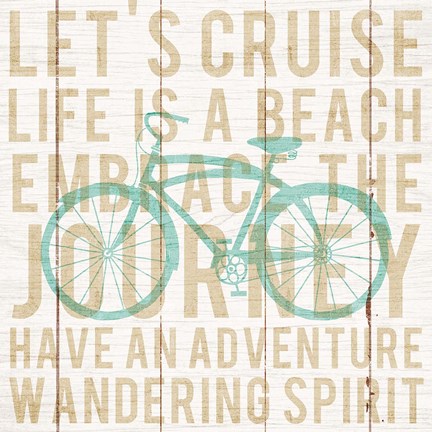 Framed Bon Voyage Cruiser II Print