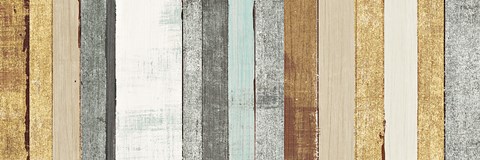 Framed Beachscape VII Gold Neutral Print