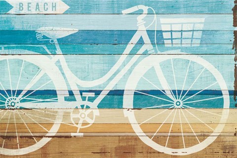 Framed Beachscape Cruiser I Print