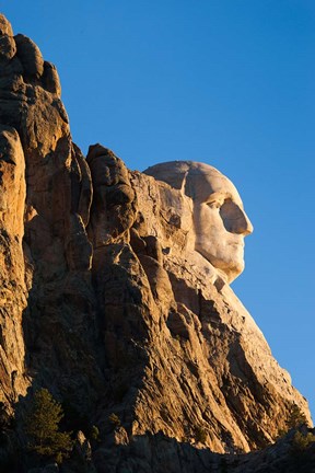 Framed USA, South Dakota, Black Hills, Mount Rushmore National Memorial Print
