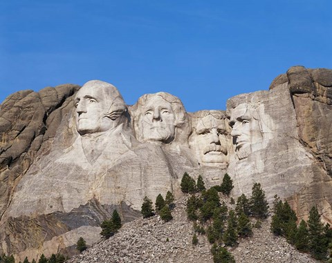 Framed Mount Rushmore National Monument, South Dakota Print