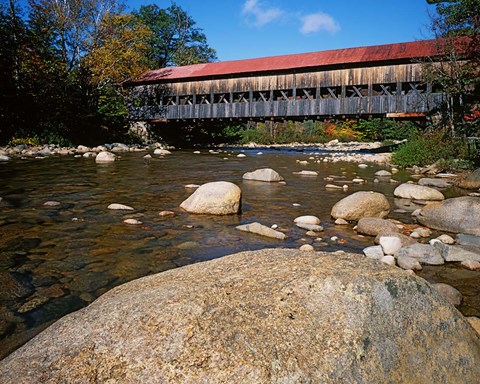 Framed Albany Covered Bridge, White Mountain National Forest, New Hampshire Print