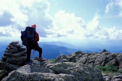 Framed Backpacking, Appalachian Trail, New Hampshire Print