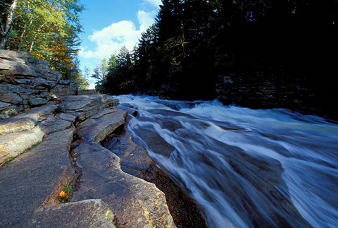 Framed Ammonoosuc River Falls, Cohos Trail, New Hampshire Print