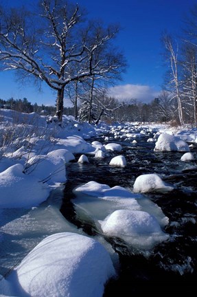 Framed Wildcat River, New Hampshire Print