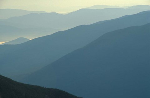 Framed Ridges of the Carter Range from Lion Head, White Mountains National Forest, New Hampshire Print