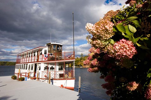 Framed MV Kearsarge on Lake Sunapee, New Hampshire Print