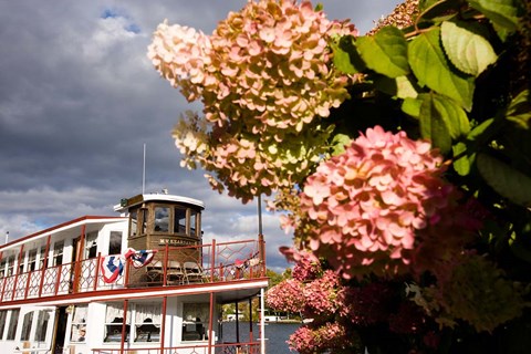Framed MV Kearsarge on Lake Sunapee, Sunapee, New Hampshire Print