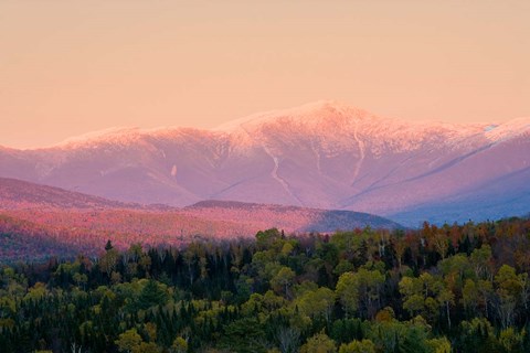 Framed Mt Washington White Mountains New Hampshire Print