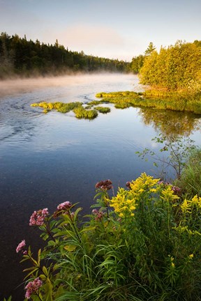 Framed Androscoggin River, Errol, New Hampshire Print