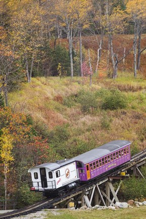 Framed New Hampshire, Bretton Woods, Mount Washington Cog Railway Print