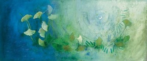 Framed Midnight Ginkgo Print