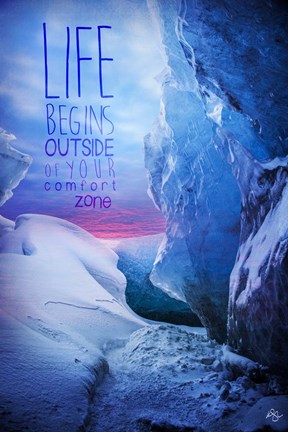 Framed Comfort Zone Print