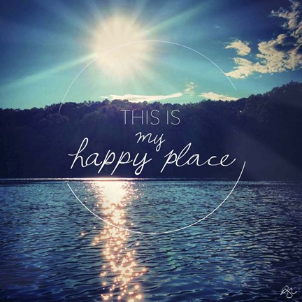 Framed This Is My Happy Place 3 Print
