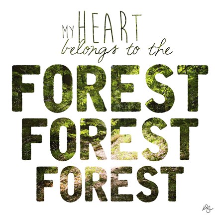 Framed To The Forest Print