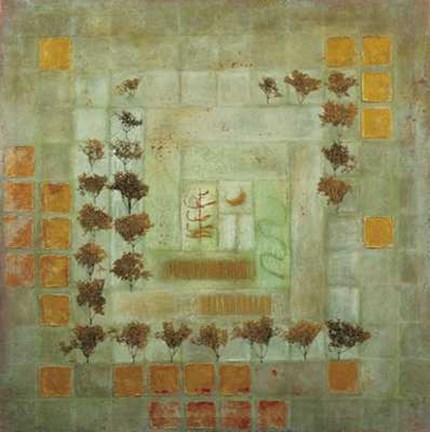 Framed Graziella Bettinardi - Mandala Eternity Size 38.5x38.5 Print