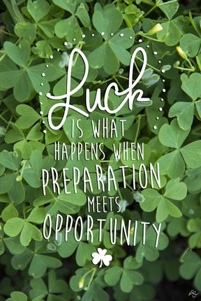 Framed Luck is Print